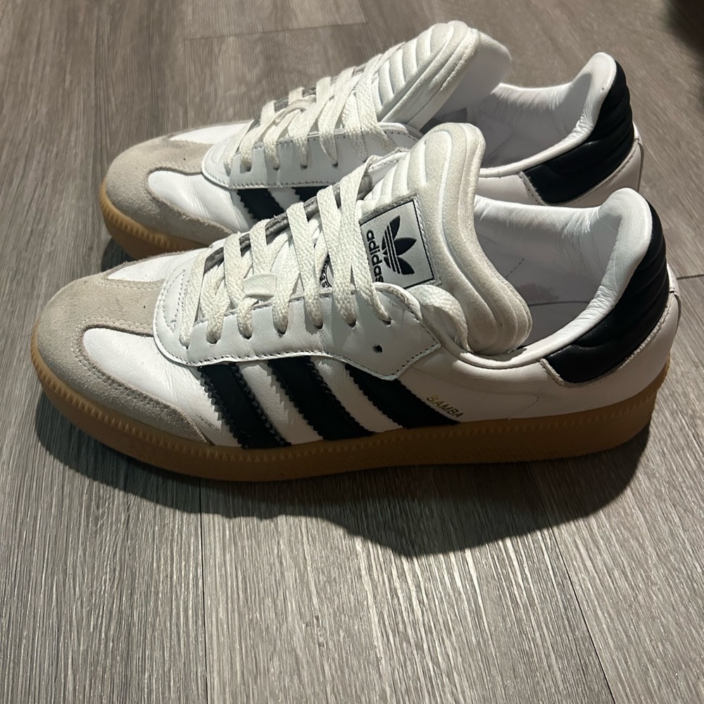 Adidas Samba Men's White and Black Sneakers